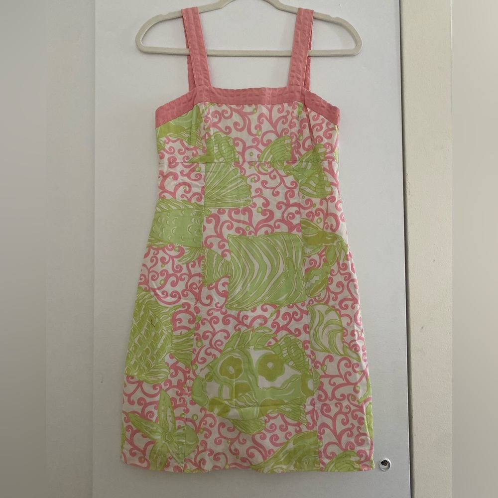 Lily Pulitzer Sundress, signs of wear